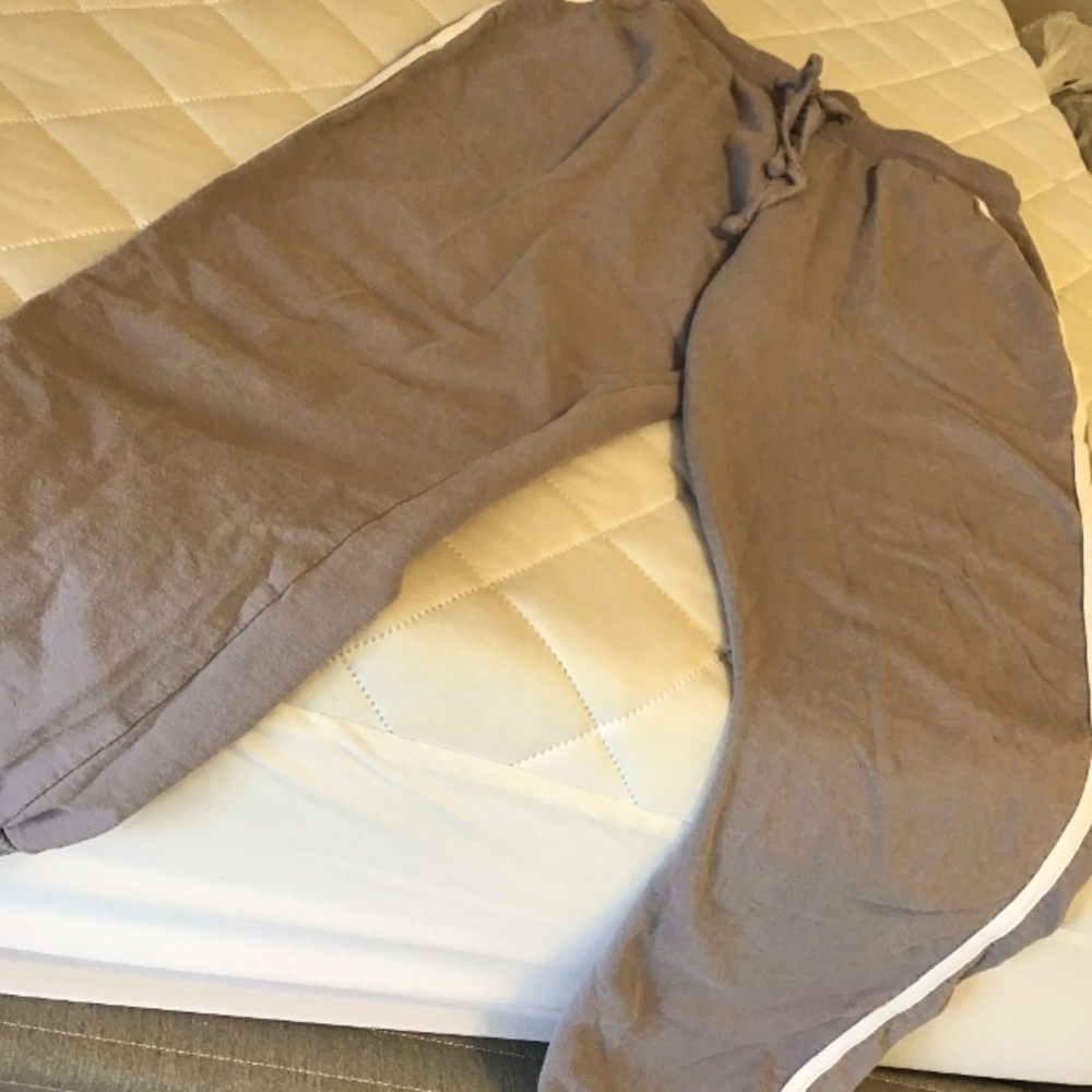 Purple joggers
